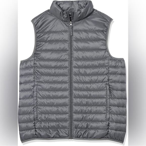 Amazon Essentials Gray Puffer Vest - Picture 5 of 8